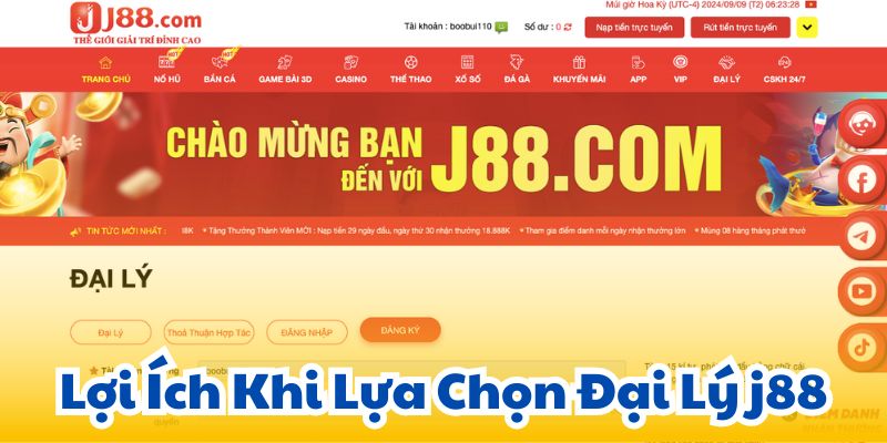 Lợi Ích Khi Lựa Chọn Đại Lý j88